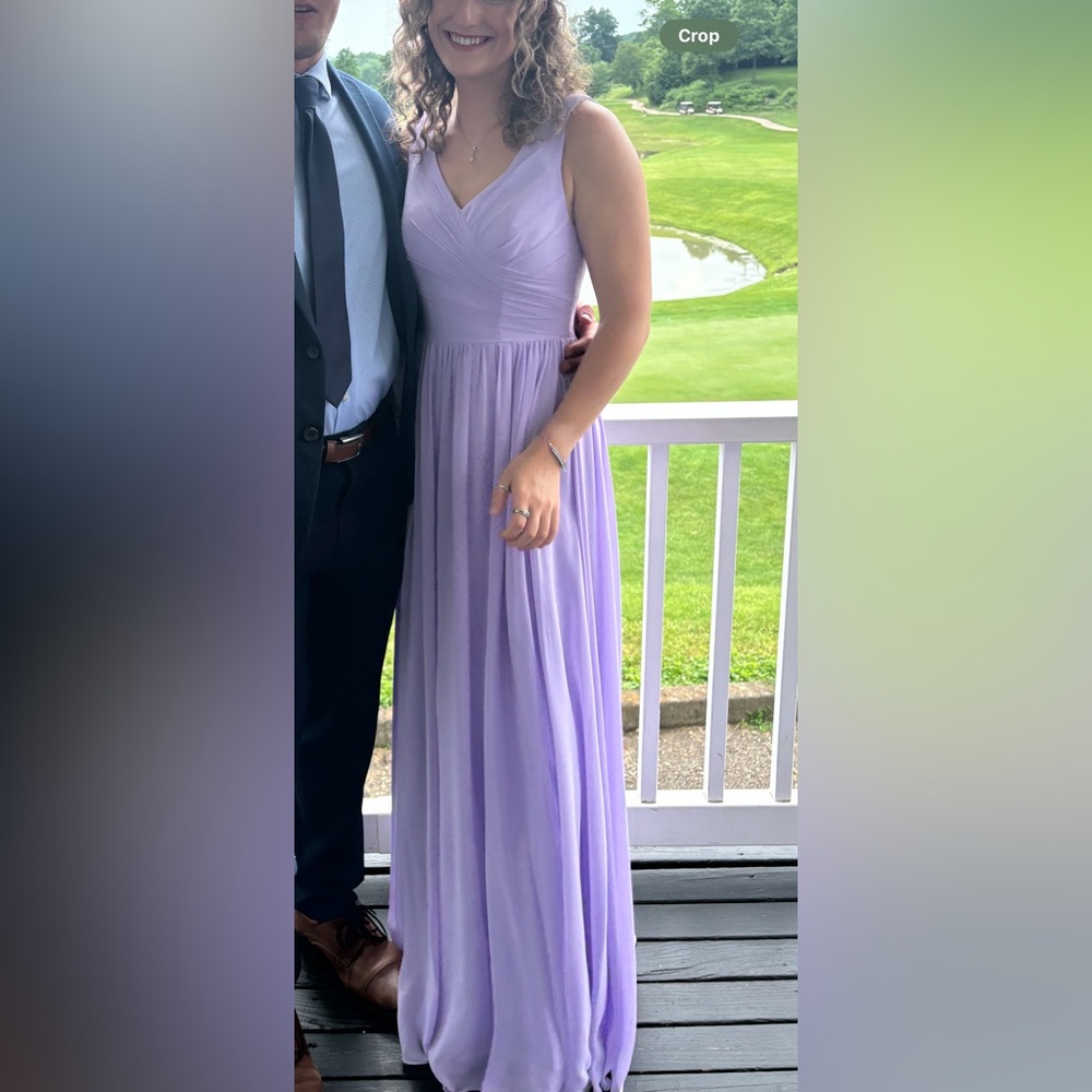 Elegant Lilac Evening Gown/Bridesmaid dress